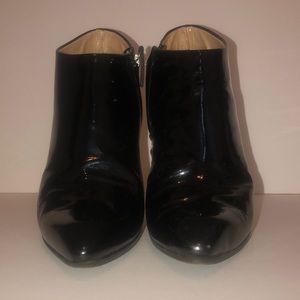 Giuseppe low booty black patent leather